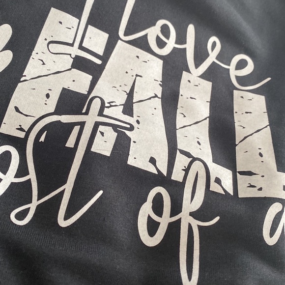 I love fall most of all black crewneck size medium - Picture 2 of 2